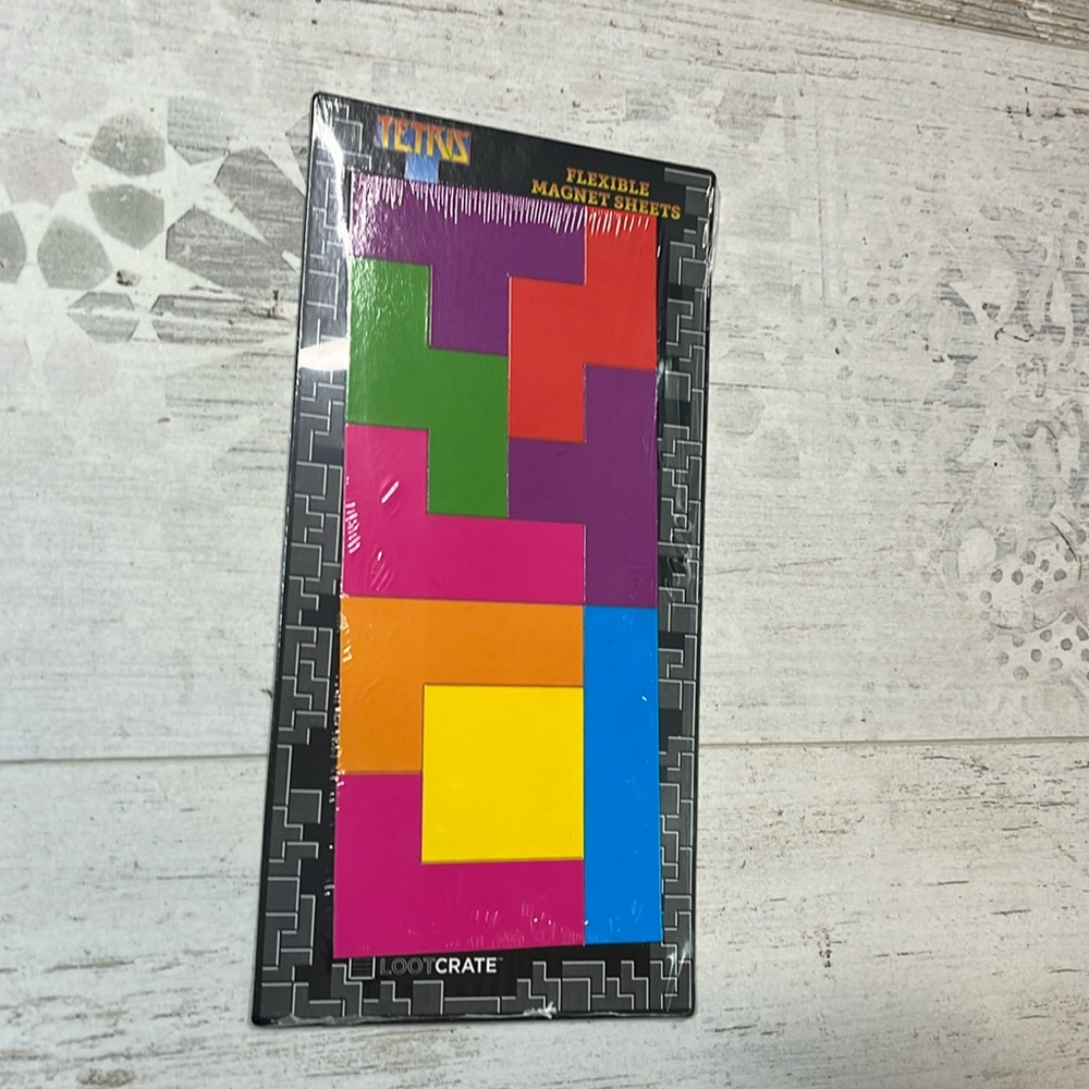 Tetris Flexible Magnet Sheets Loot Crate
